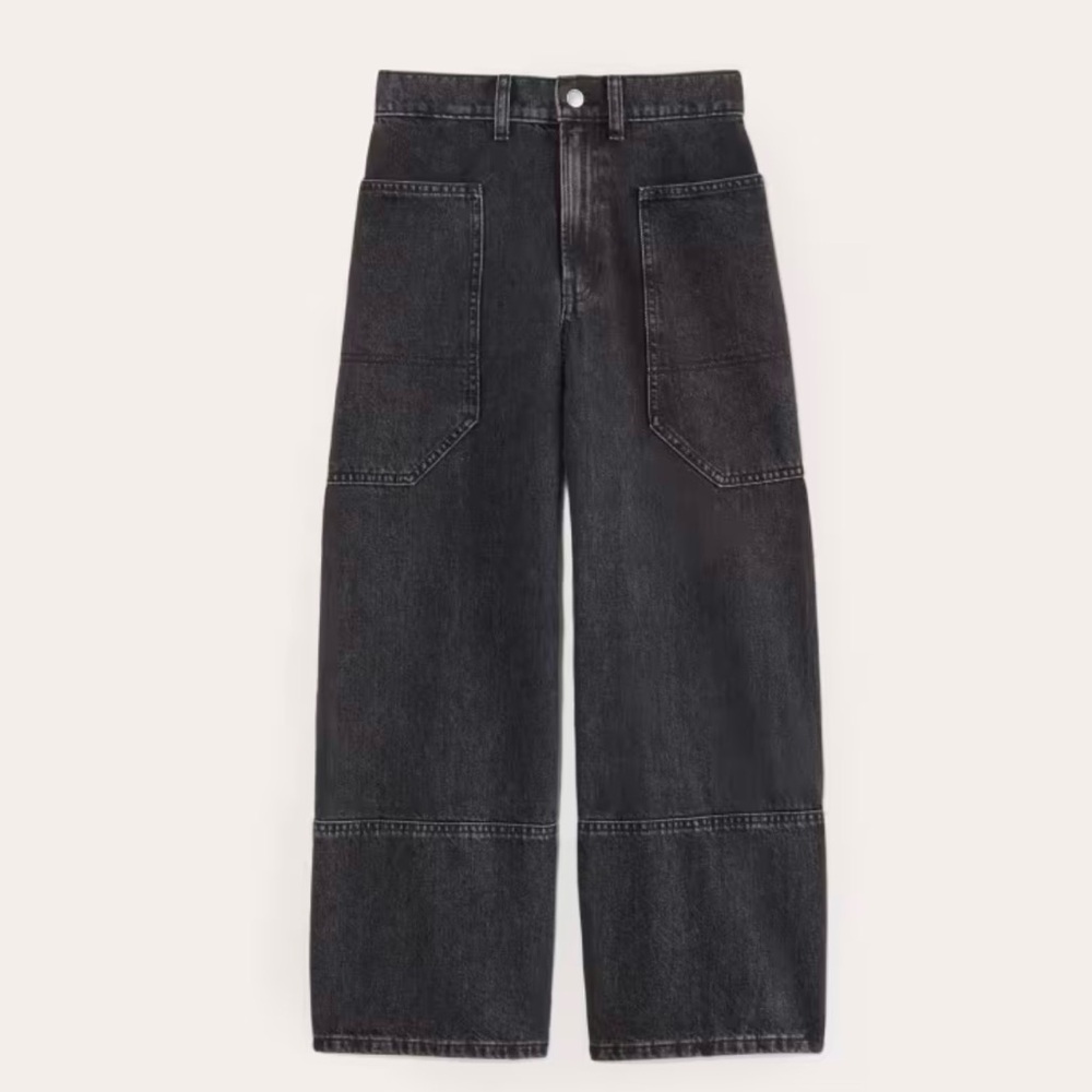 The Way-High Gardener Cropped Jean in Washed Black